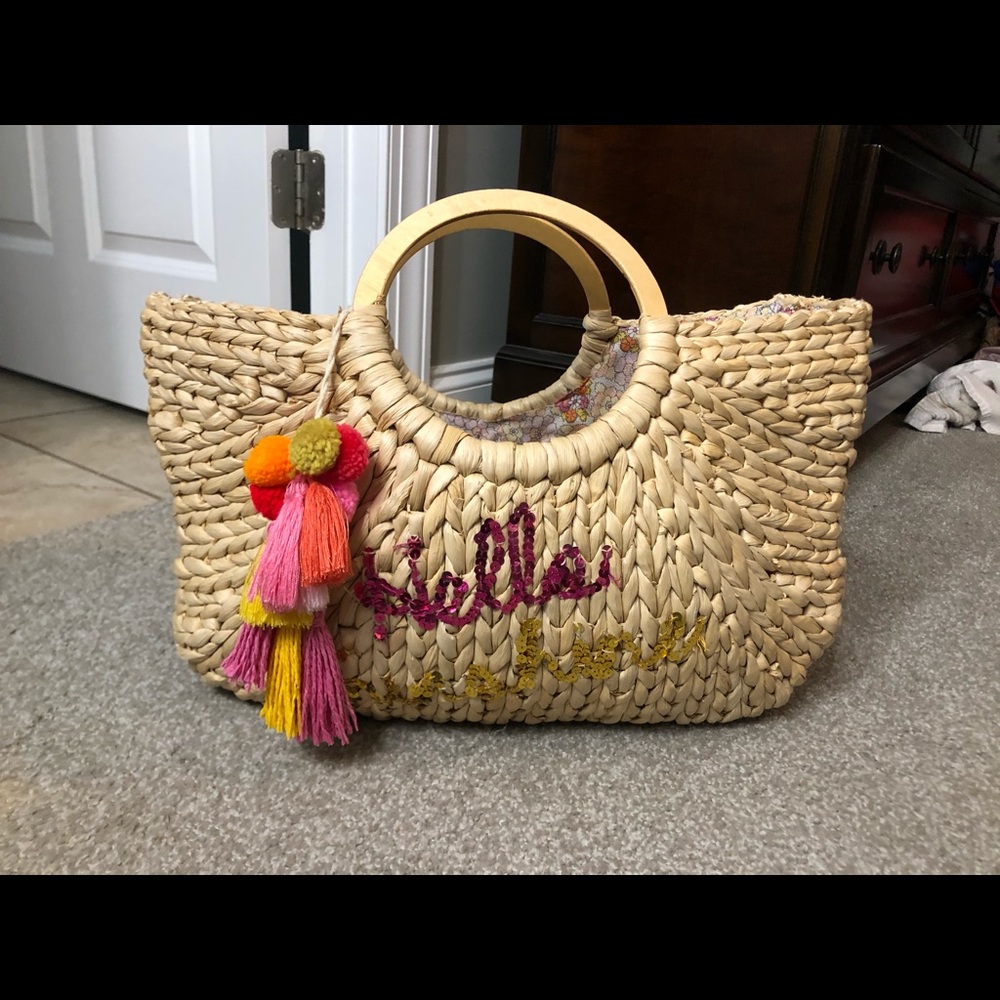 Hello sunshine beach tote